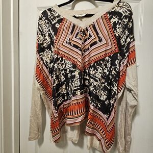 CAbi Women's Vibrant Patterned Blouse